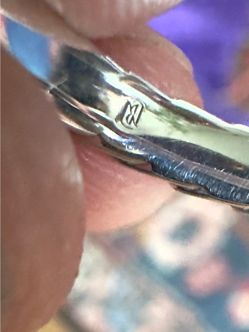 Platinum $6550. Blue Nile Diamond Eternity Band Ring - Picture 14 of 16